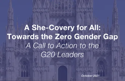 2021 G20 CALL TO ACTION - ITALY