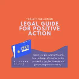Women4Business Toolkit for Action: Legal Guide for Positive Action